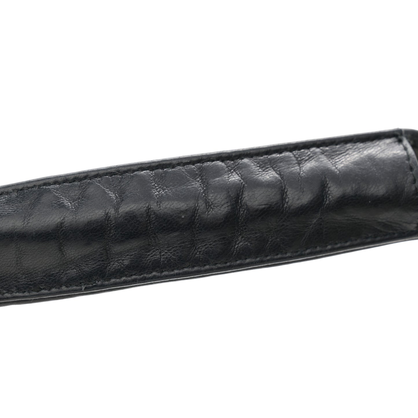 Lambskin Quilted Camera Case Black