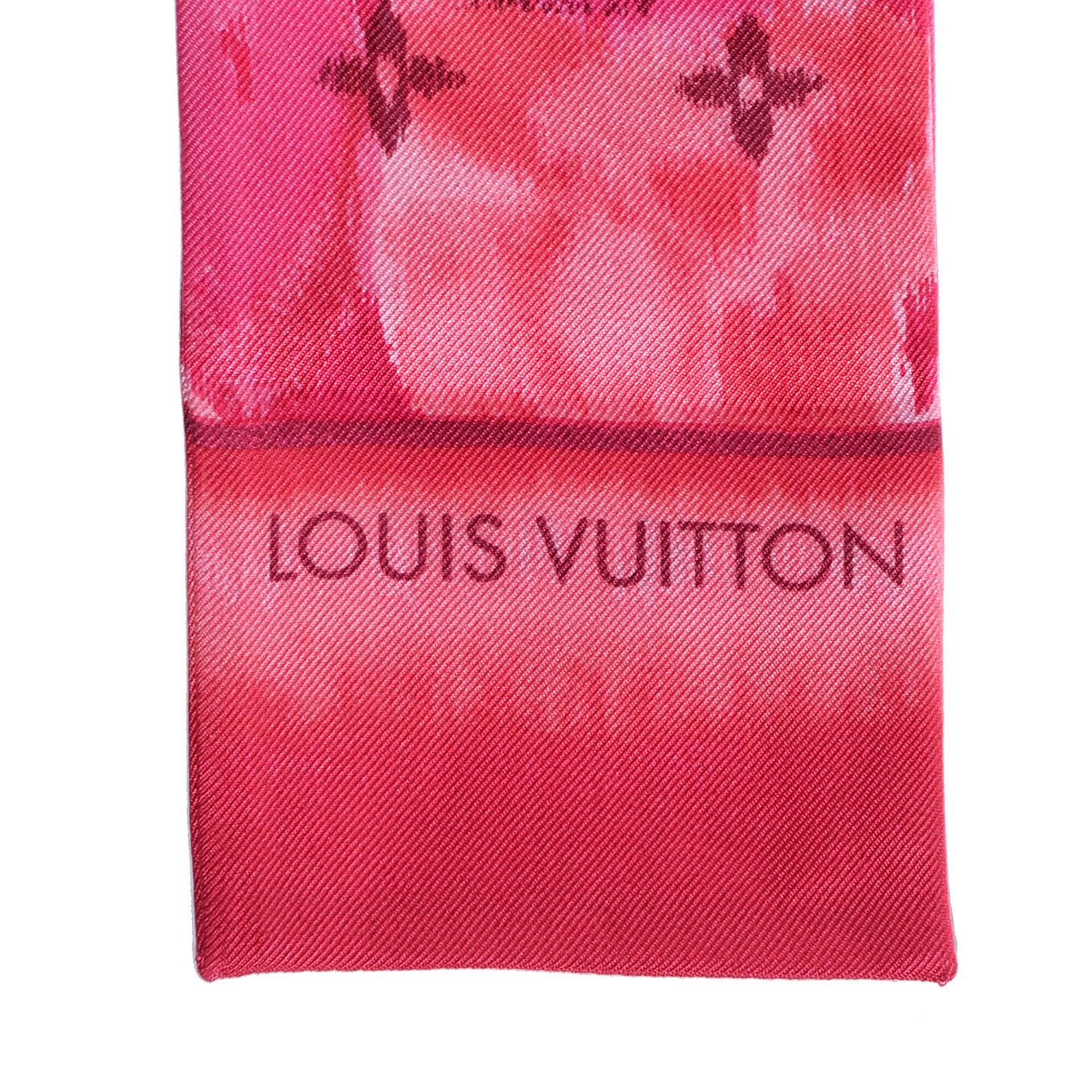 Silk Monogram Ikat Summer Bandeau Rose Indien