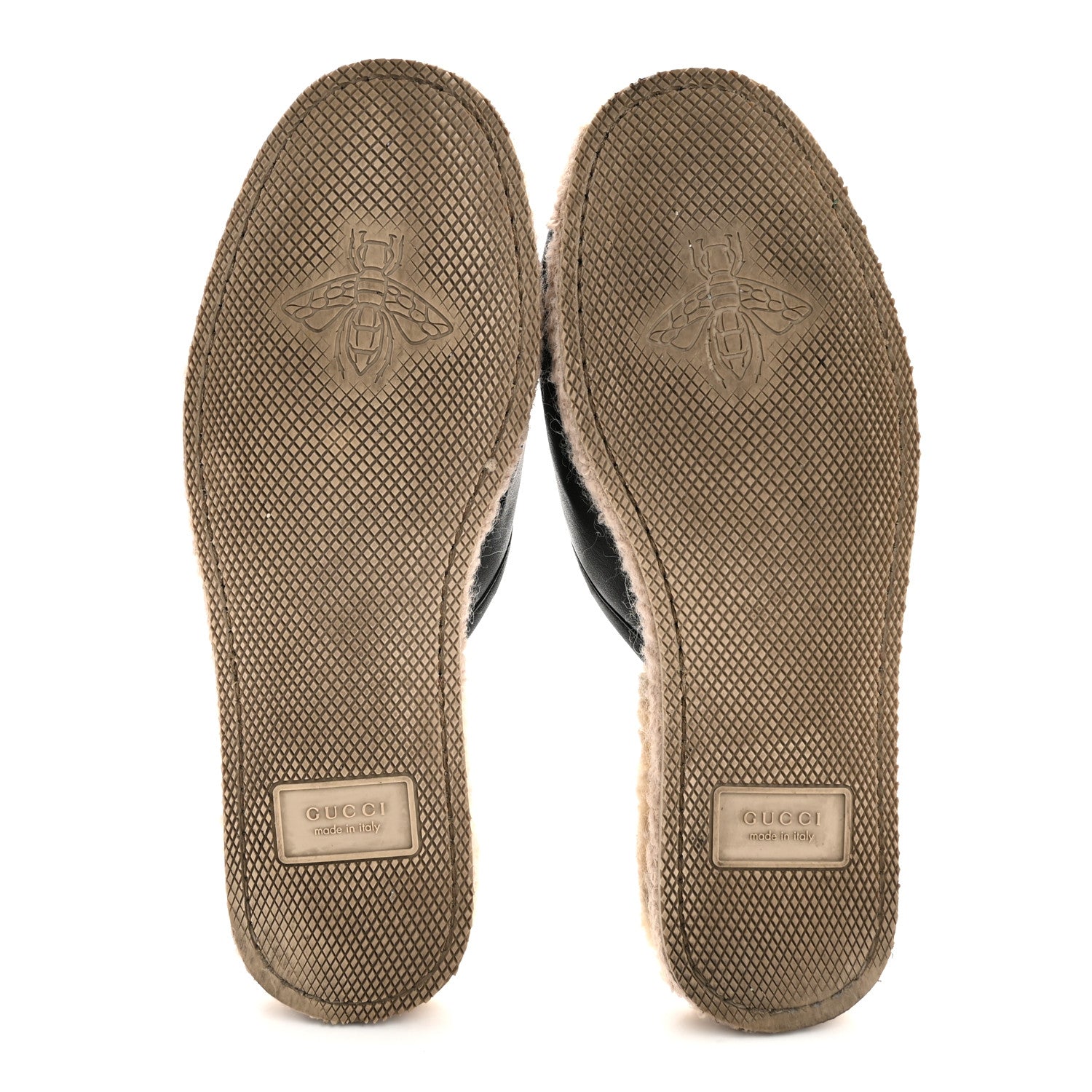 Gucci Nappa Wool Womens Fria Slippers 36 Black Butterscotch 6 of 10