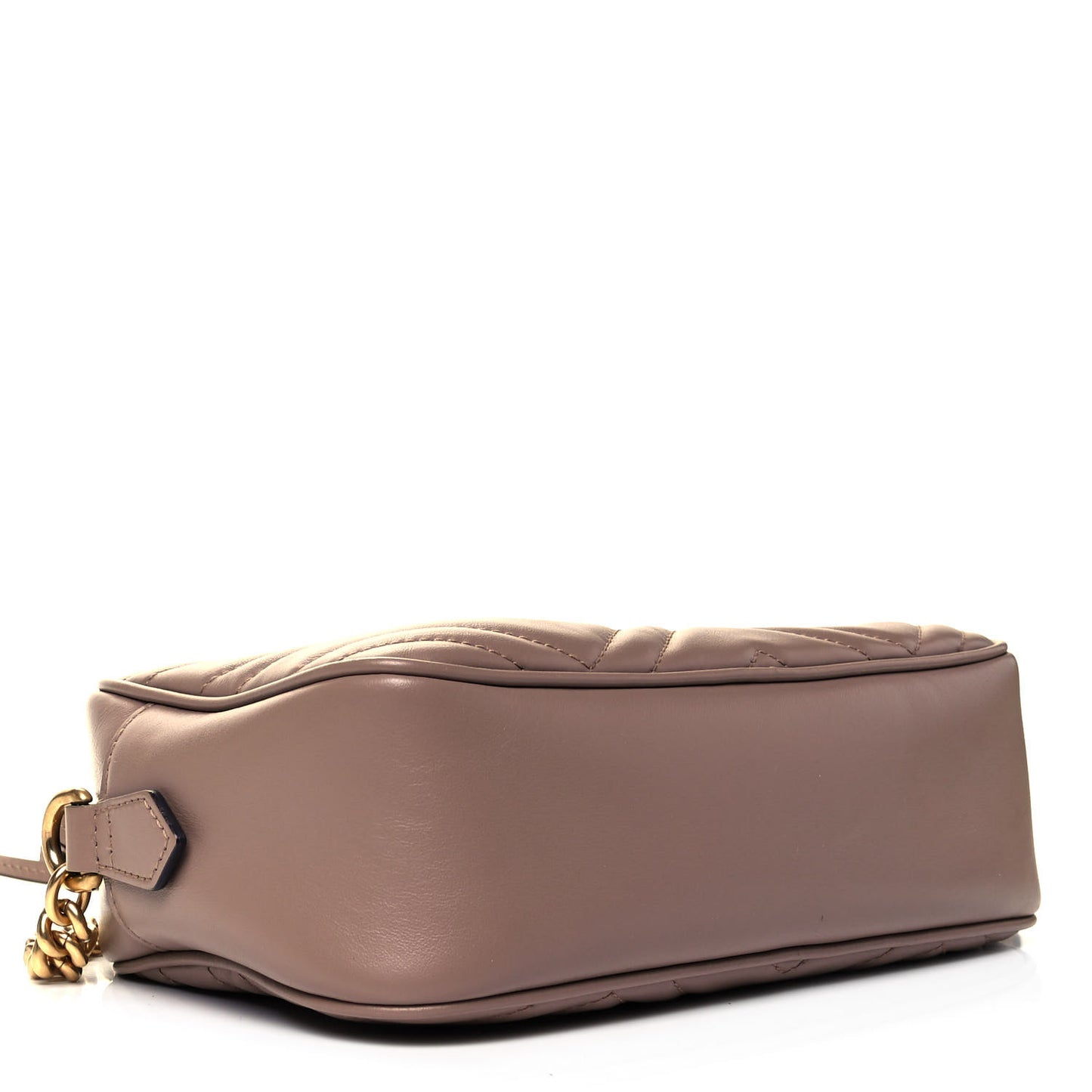 Calfskin Matelasse Small GG Marmont Chain Shoulder Bag Porcelain Rose