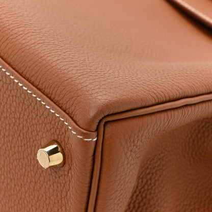 Hermes Togo Kelly Retourne 32 Gold 12 of 13