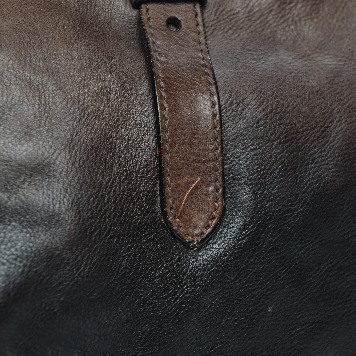 Glace Calf Bowler Bag Militare