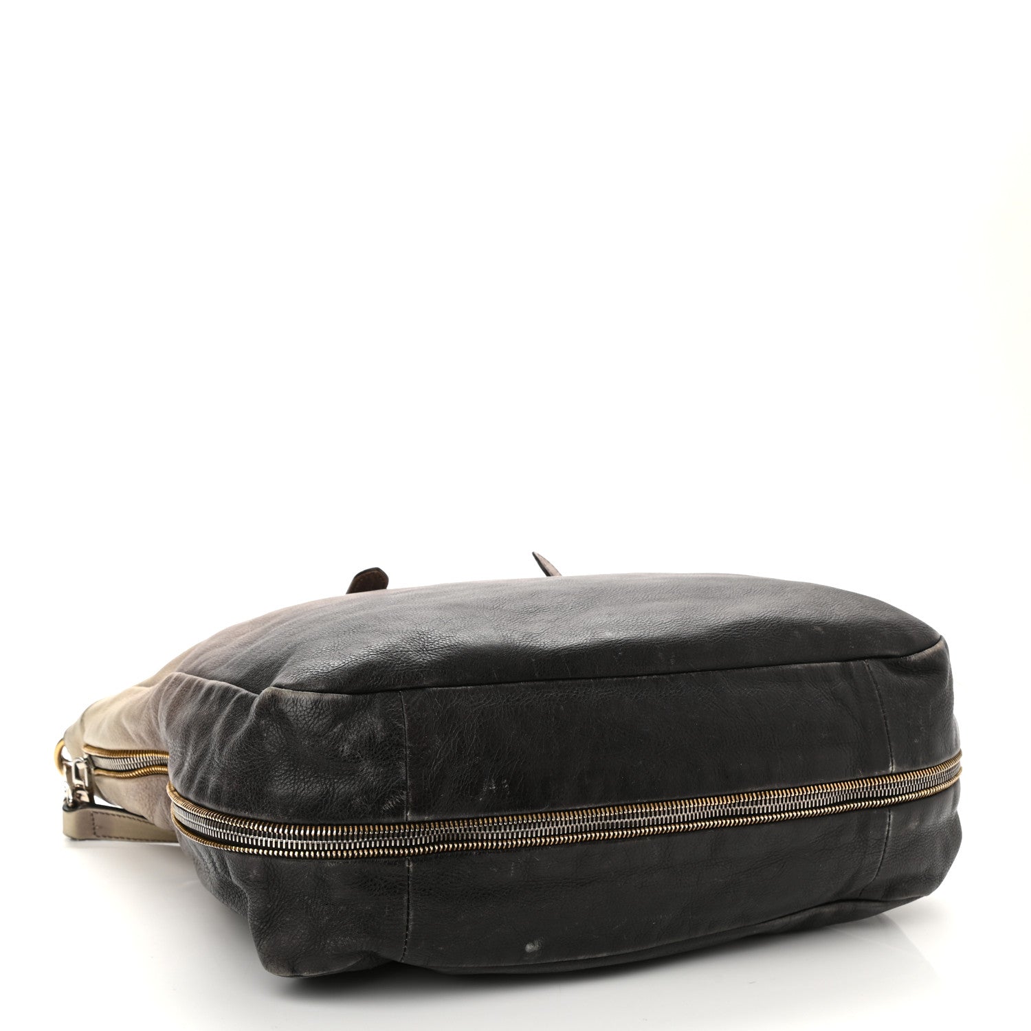 Prada Glace Calf Shoulder Bag Ardesia Fumo 4 of 12