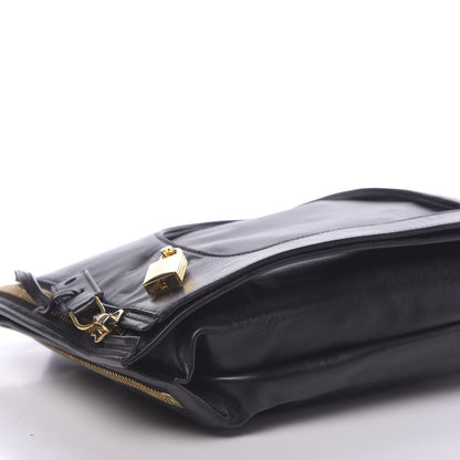 Tom Ford Ramskin Small Alix Padlock Zip Shoulder Bag Black 14 of 15