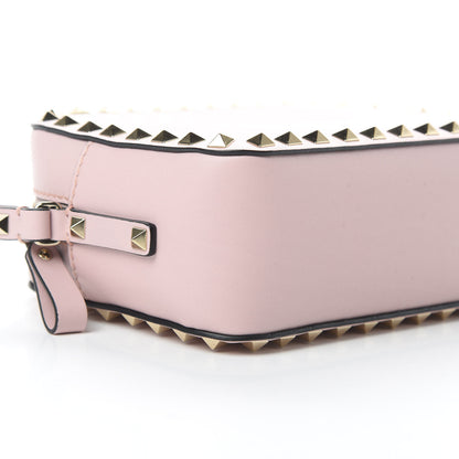 Valentino Garavani Calfskin Rockstud Camera Crossbody Bag Water Rose 8 of 9