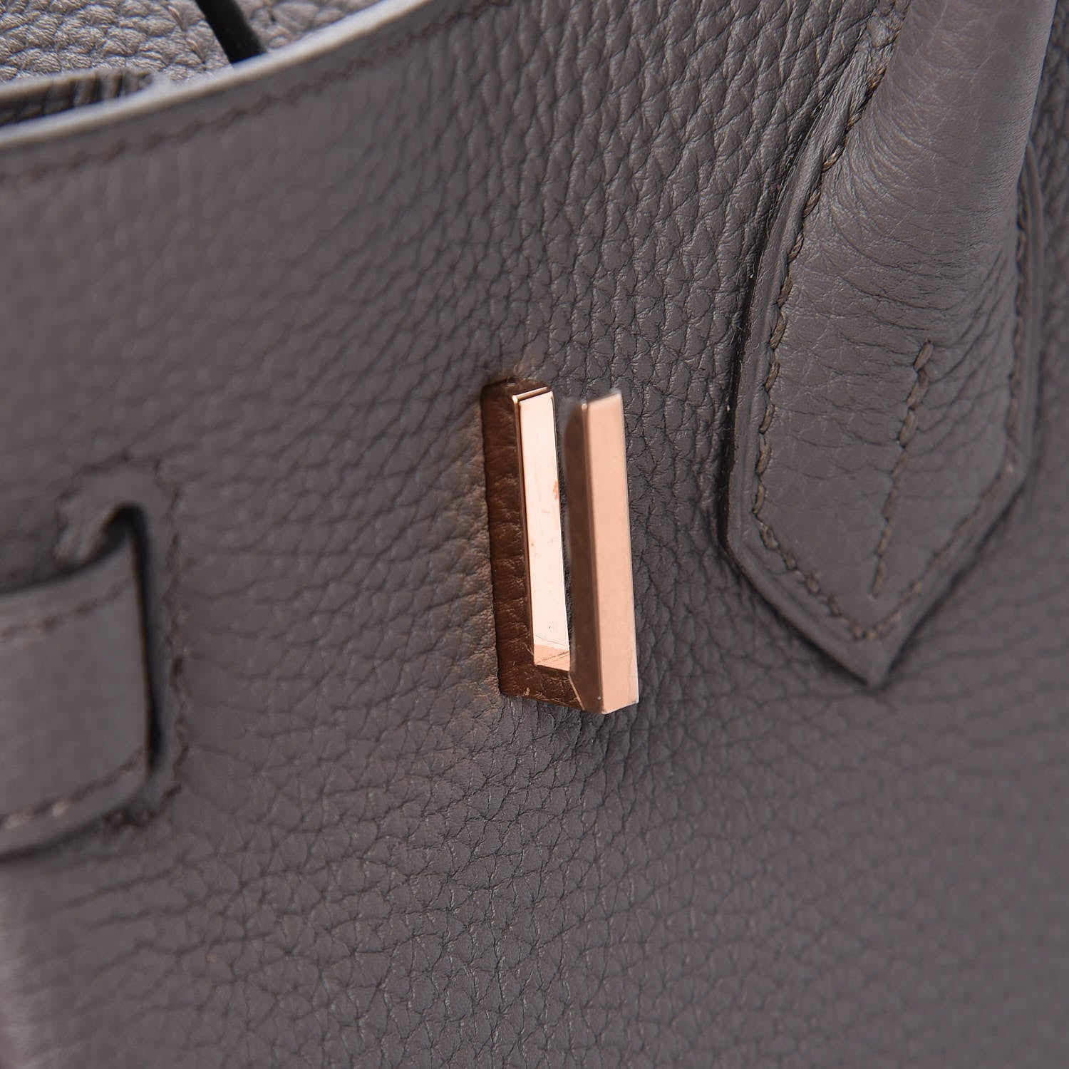 Hermes Togo Birkin 30 Etain 26 of 33