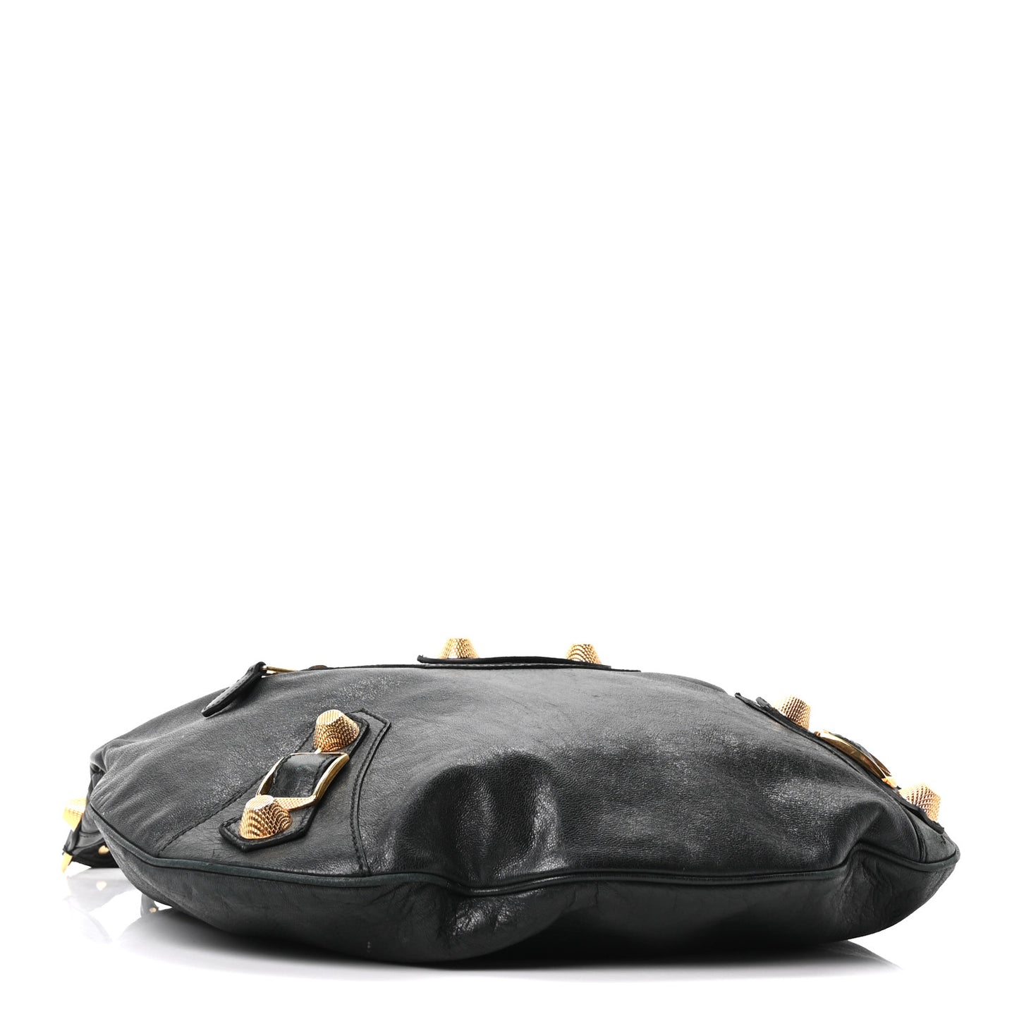 Chevre Giant 21 Gold Hardware Hobo  Black