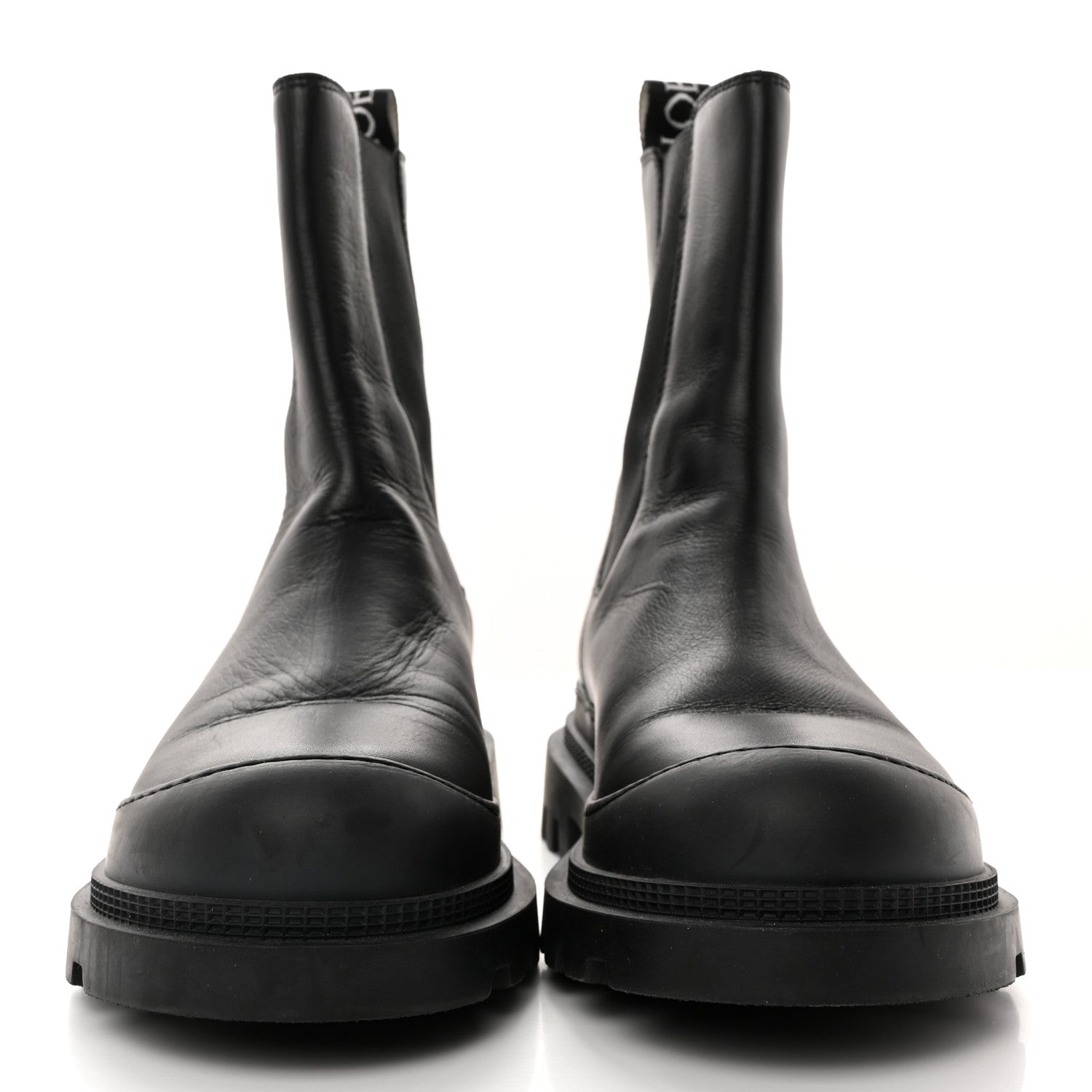 Loewe Calfskin Logo Chelsea Boots 38 Black 2 of 10