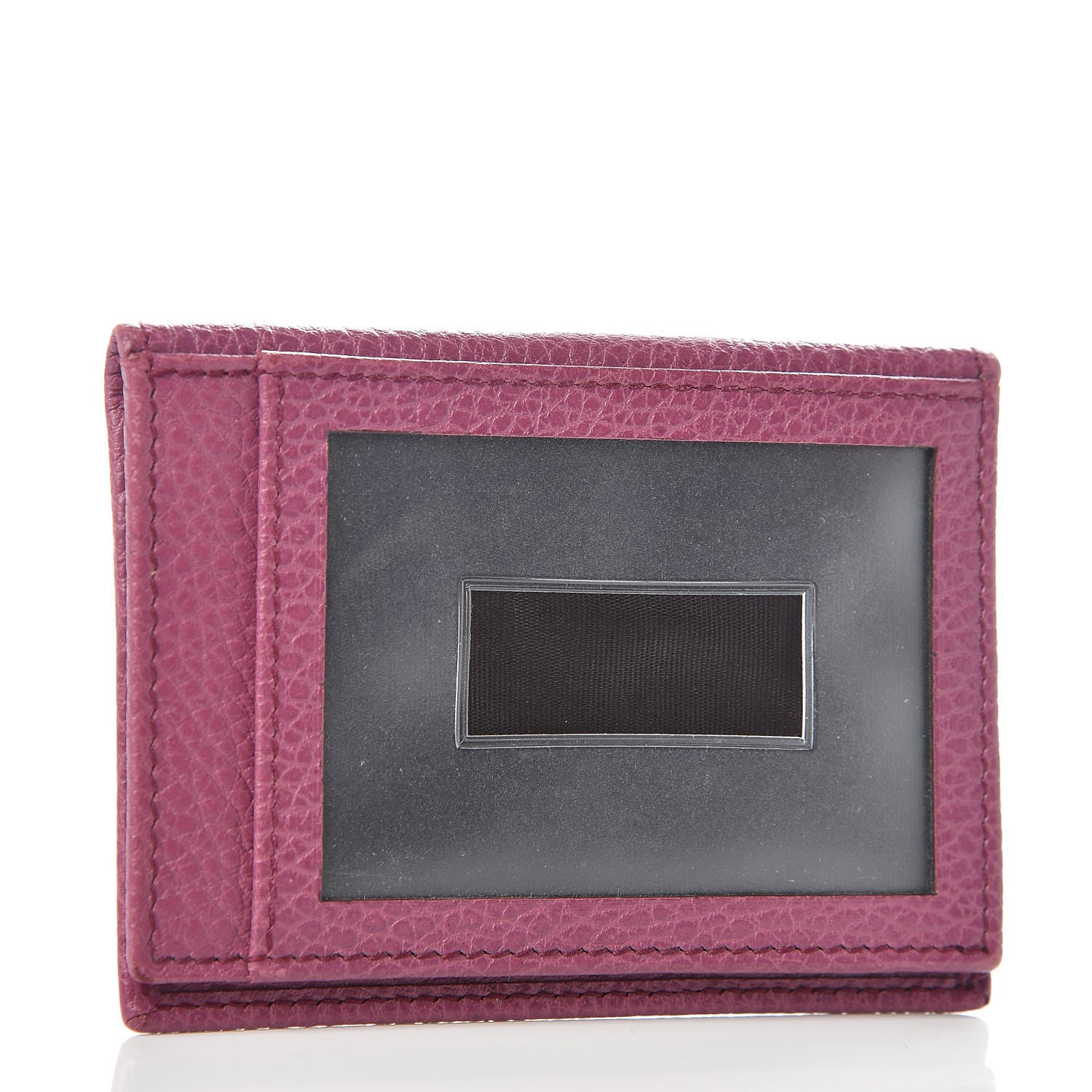 Gucci Dollar Calfskin Swing Train Pass Card Case Peonia Flower 3 of 8