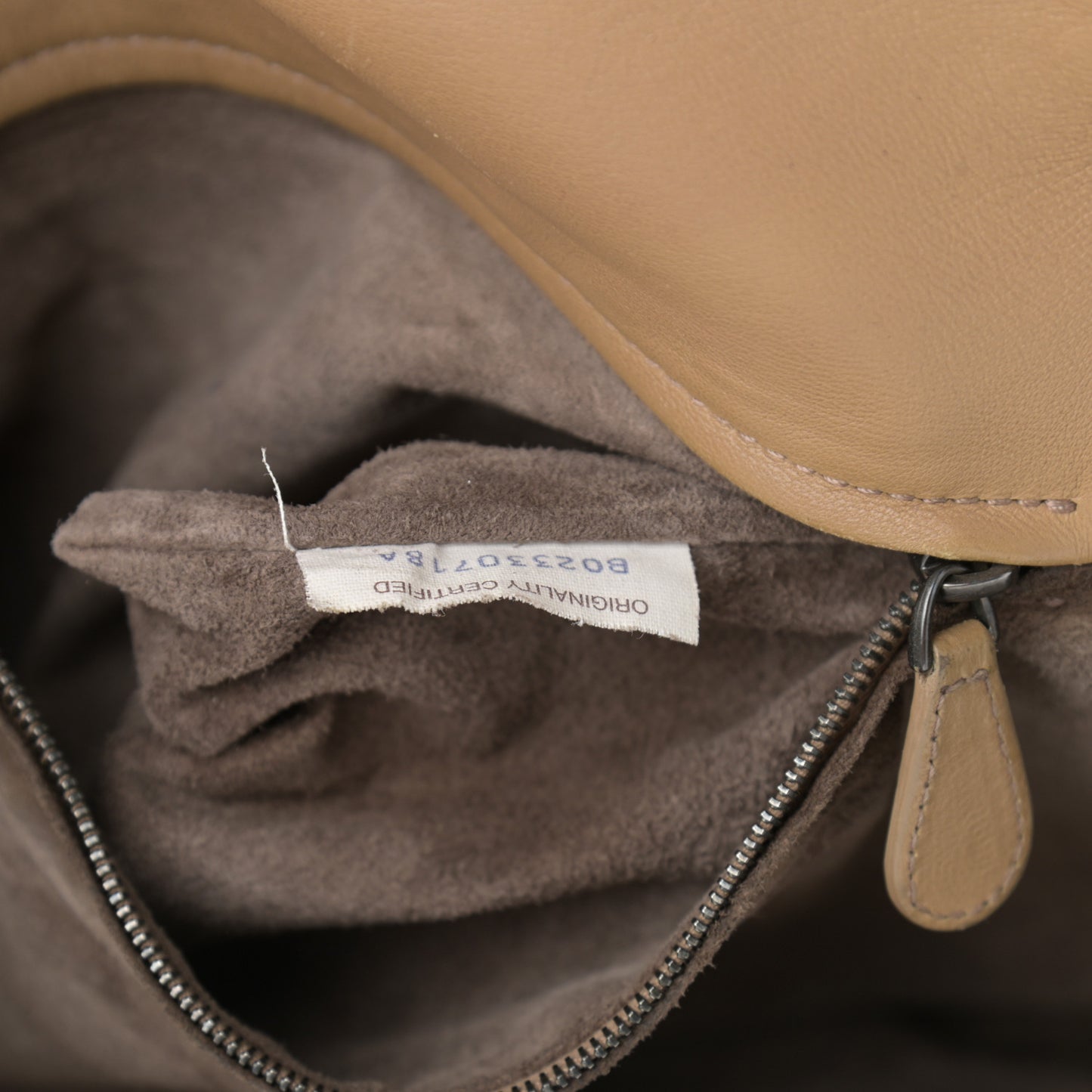 Nappa Intrecciato Small Messenger Flap Walnut