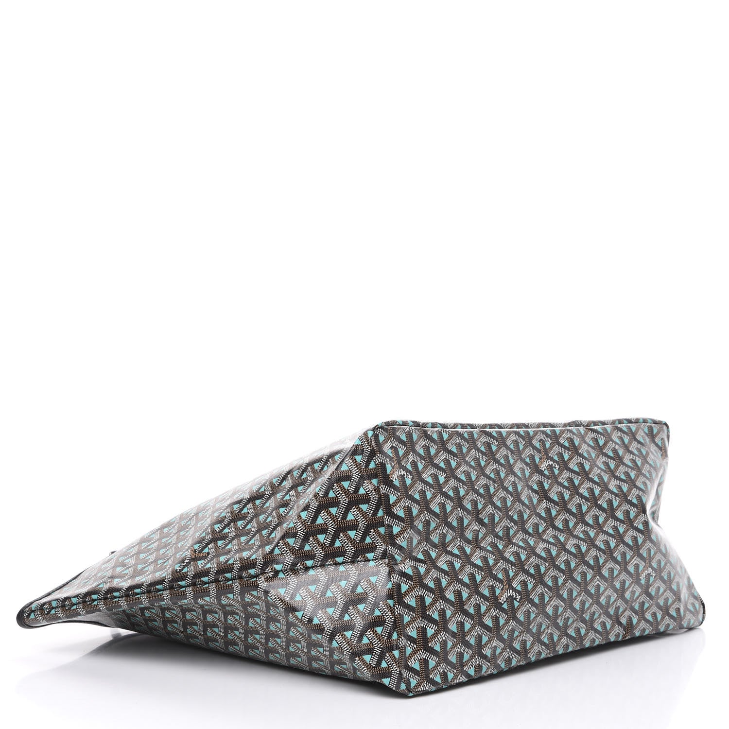 Goyard Goyardine Saint Louis Claire Voie GM Black Blue 3 of 8