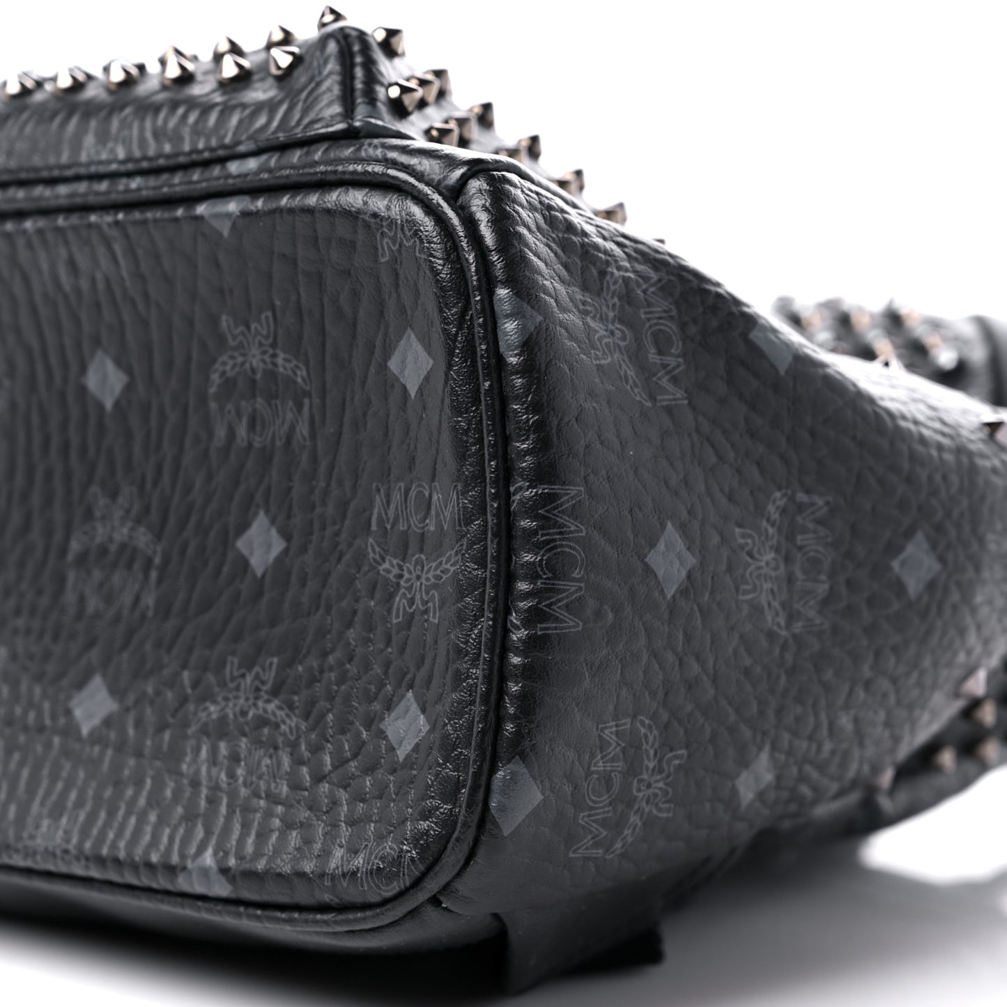 Visetos Swarovski Studded Small Diamond Backpack Black