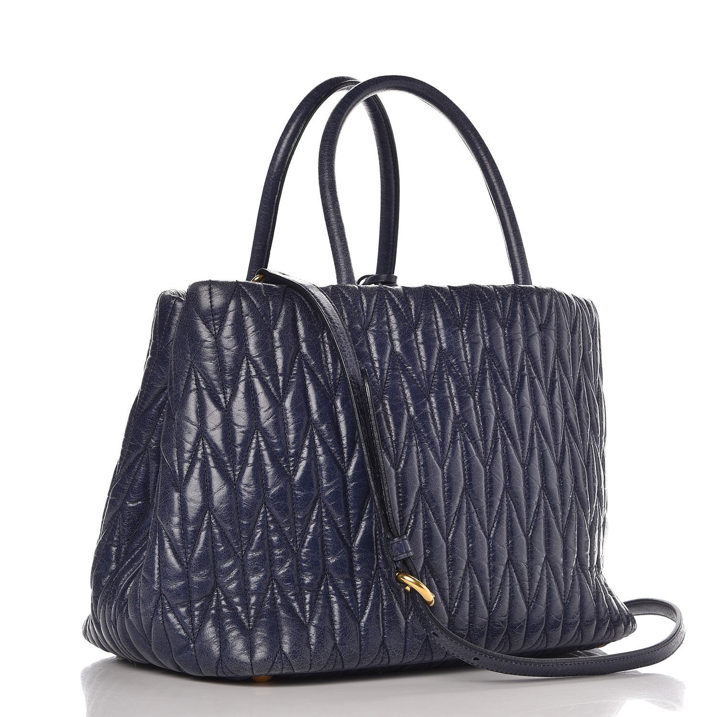 Vitello Lux Matelasse Tote Bleuette