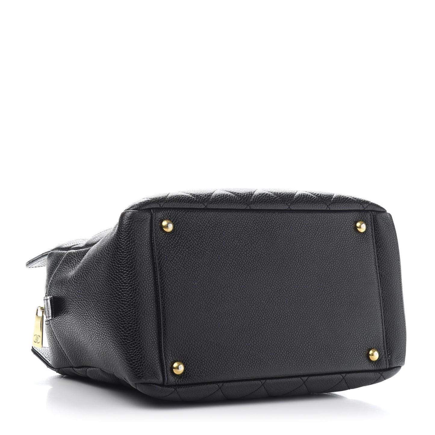 Caviar Quilted Petit Timeless Tote PTT Black