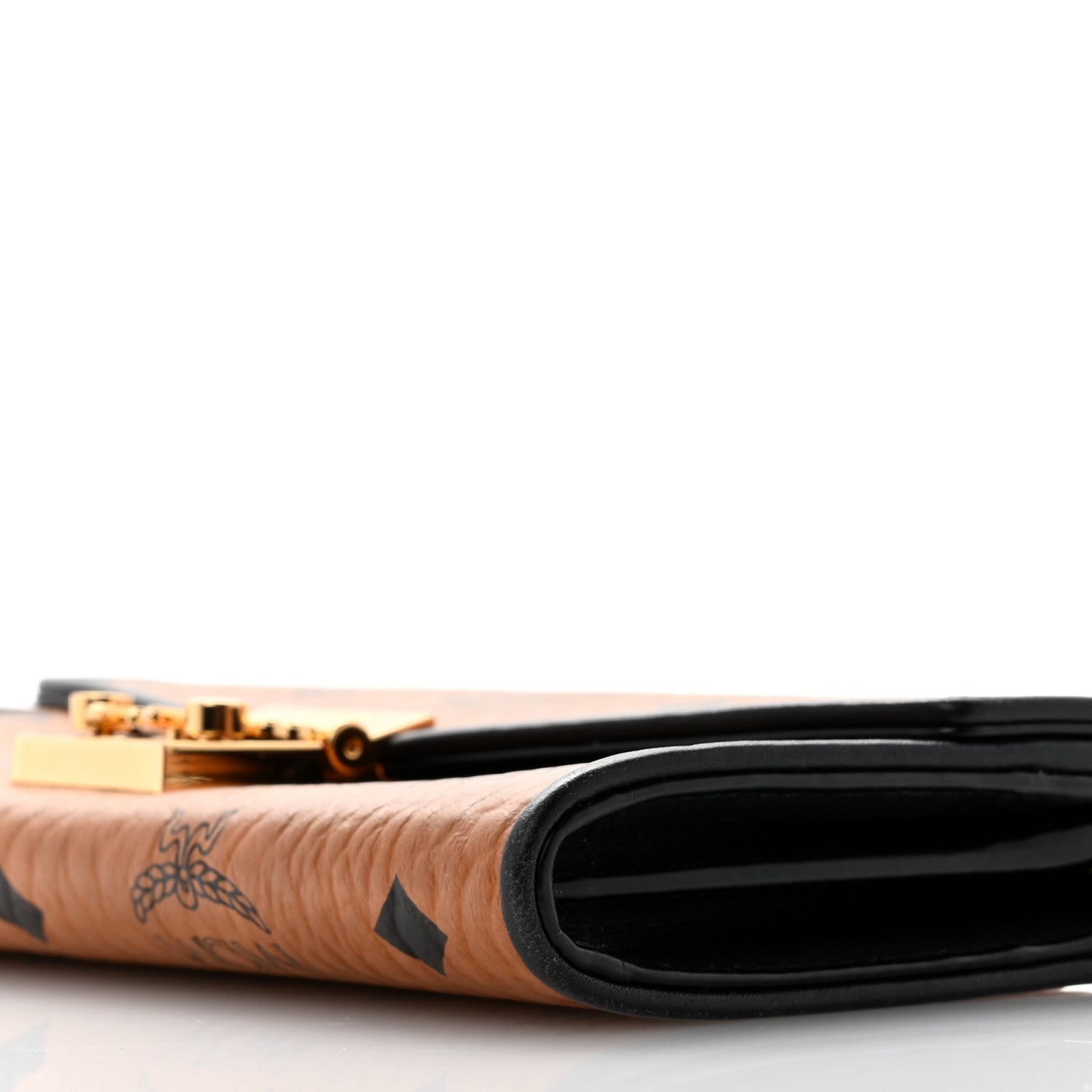 MCM Visetos Patricia Wallet On Chain Cognac 8 of 9