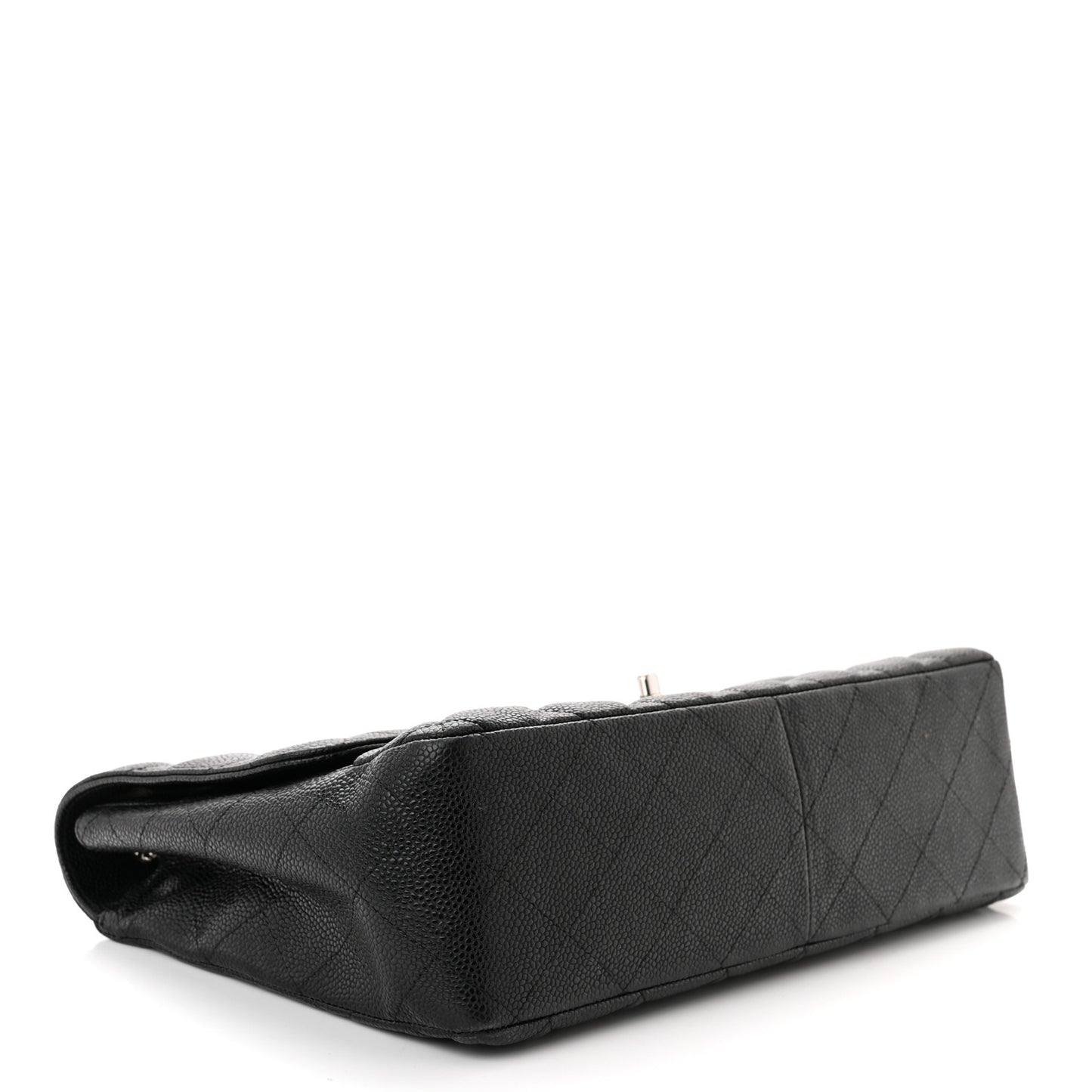 Caviar Quilted Jumbo Single Flap Black