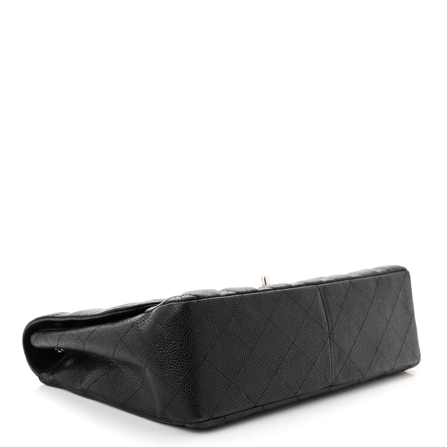 Chanel Caviar Quilted Jumbo Single Flap Black 4 of 10