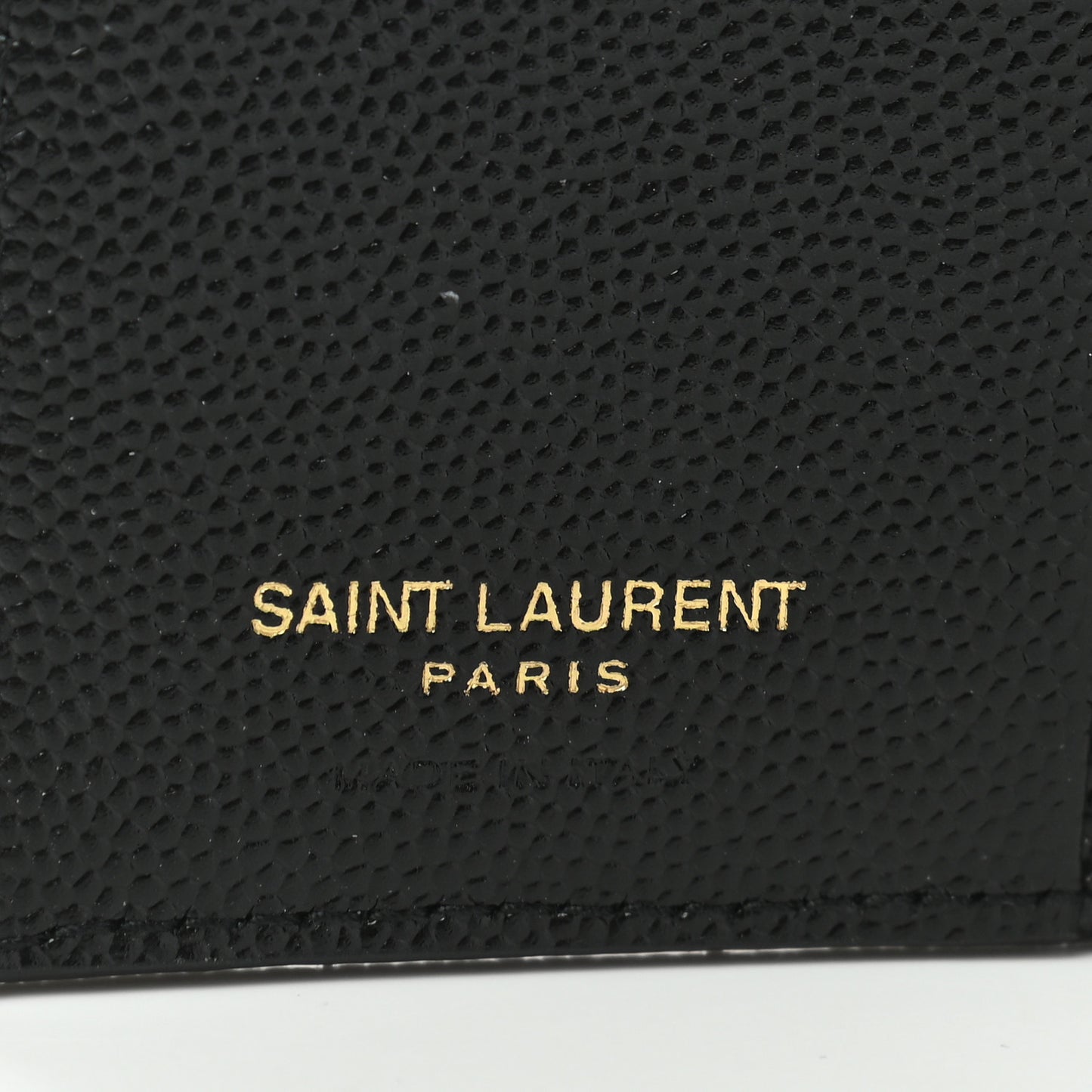 Grain De Poudre Matelasse Chevron Monogram Zipped Card Case Black