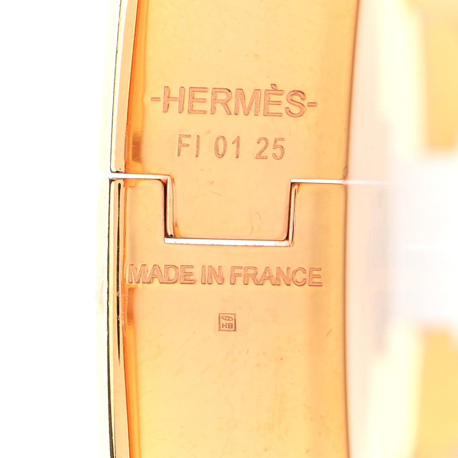 Hermes Enamel Narrow Clic Clac H Bracelet PM Bleu Glacier 4 of 6
