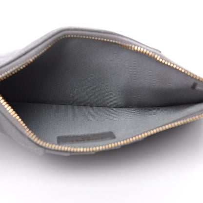 Chanel Caviar Quilted Classic iPhone Pouch Grey 4 of 7