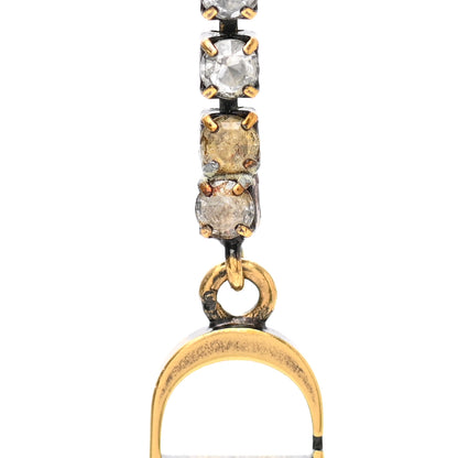 Christian Dior Metal Crystal Bracelet Gold 6 of 8