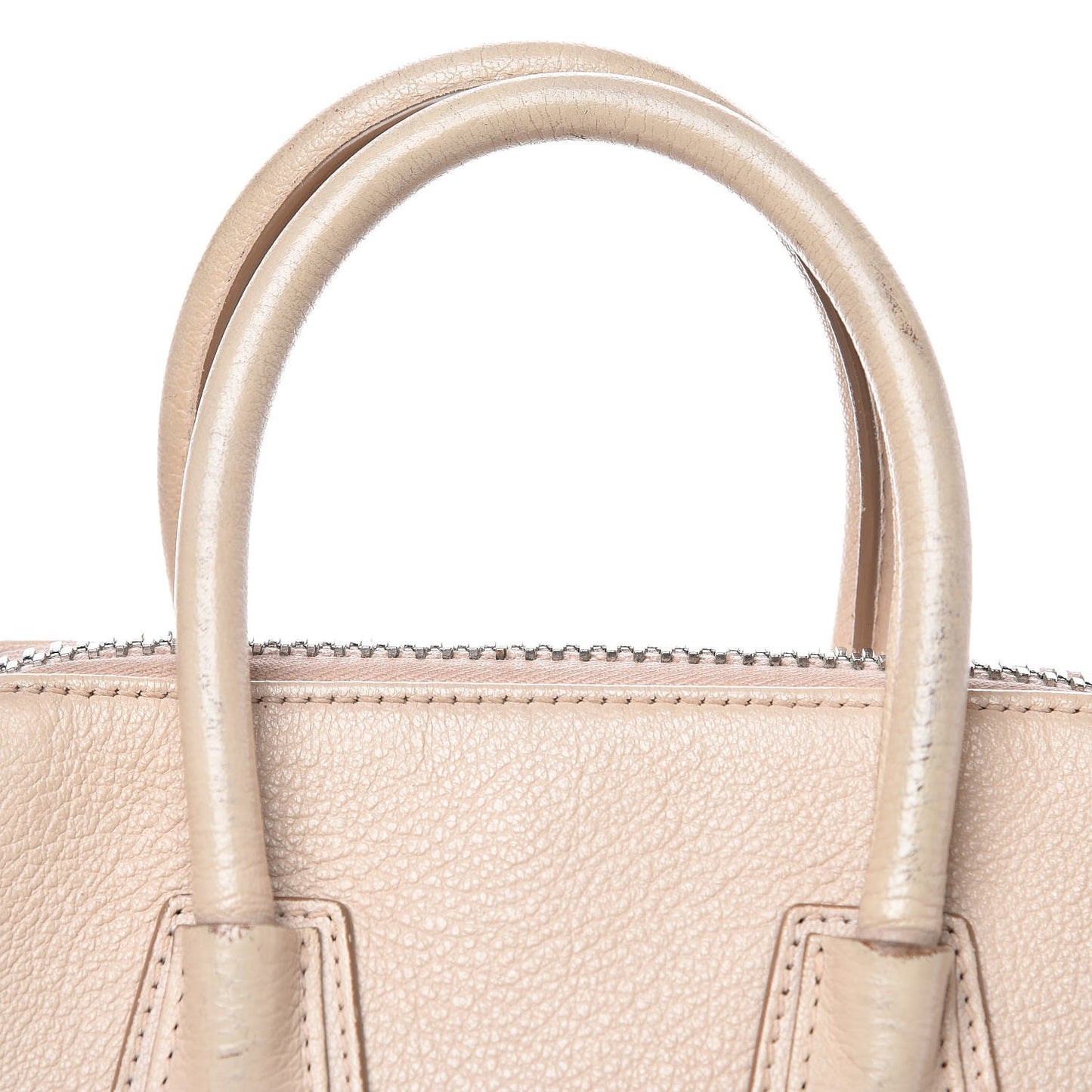 Sugar Goatskin Mini Antigona Nude Pink