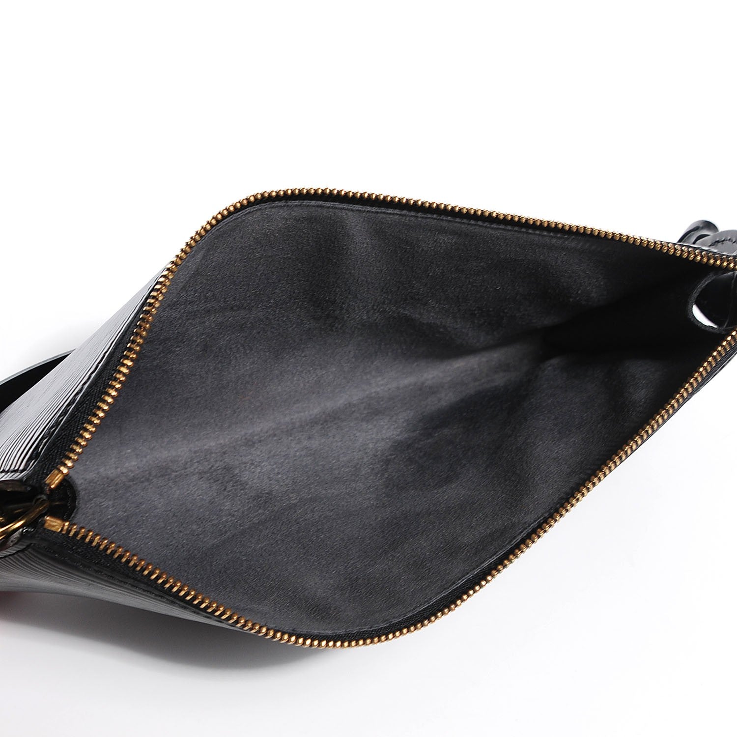 Louis Vuitton Epi Pochette Accessories 24 Black 5 of 7