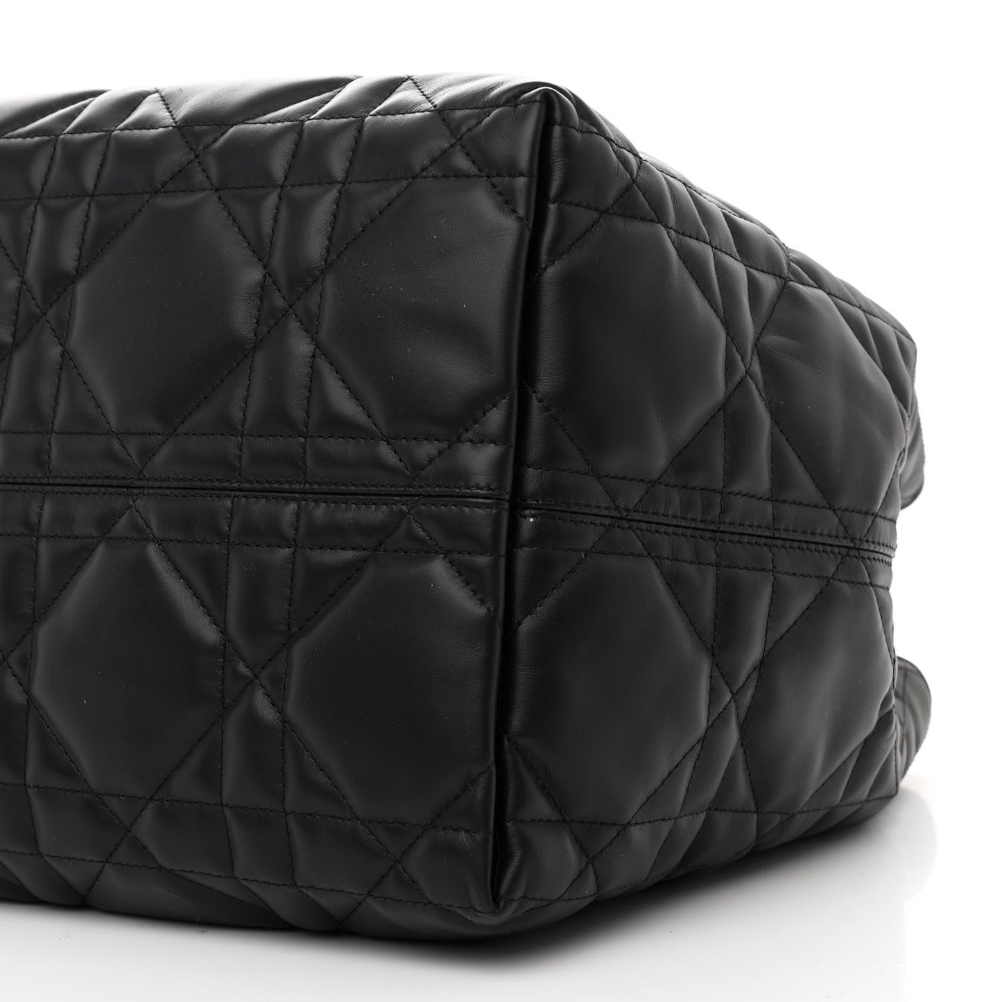Calfskin Macrocannage Large Toujours Black