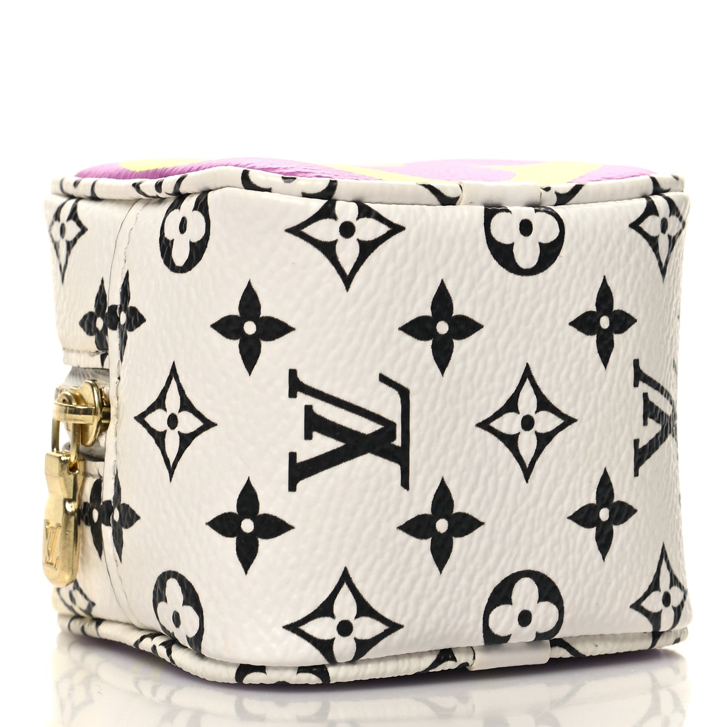 Louis Vuitton Monogram Giant Cube Coin Purse Pink 4 of 9