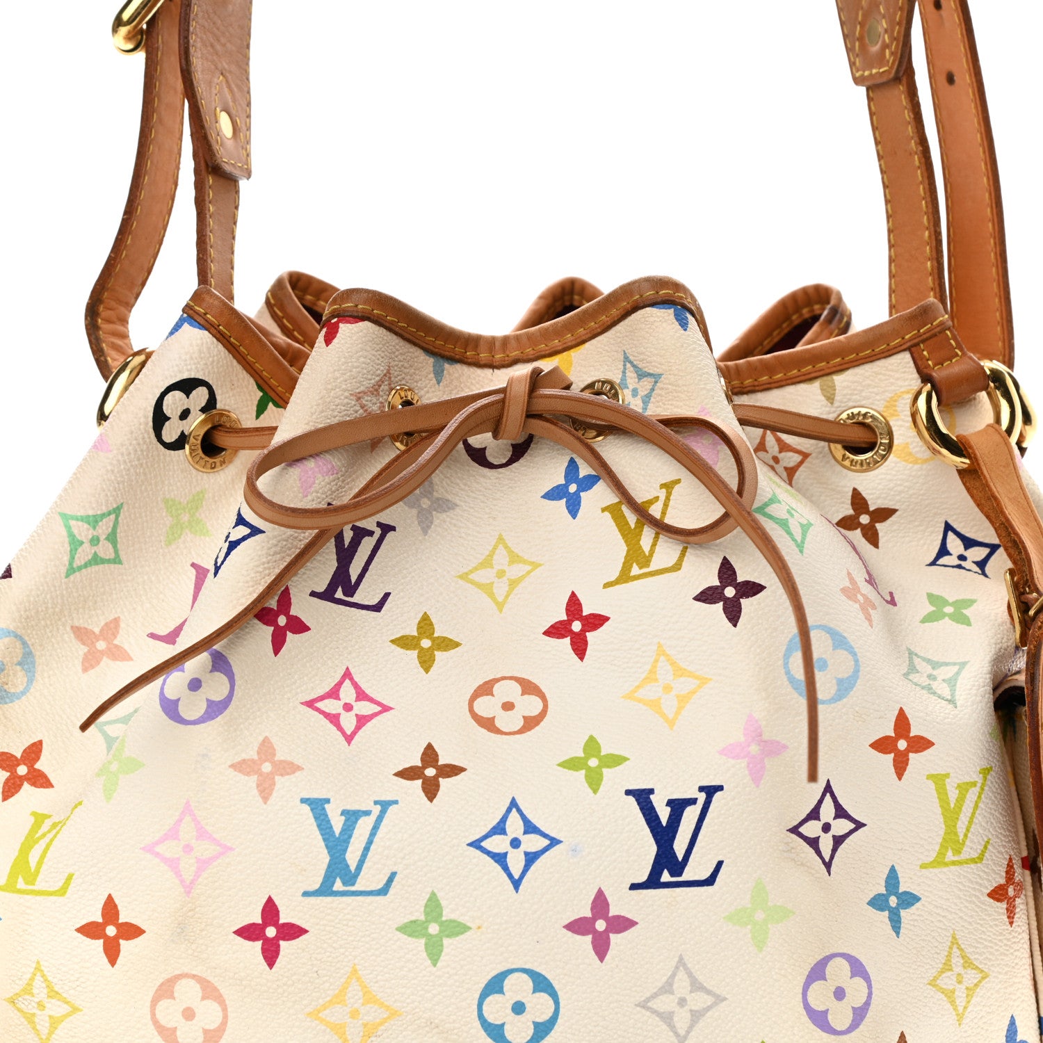 Louis Vuitton Monogram Multicolor Petit Noe White 7 of 11
