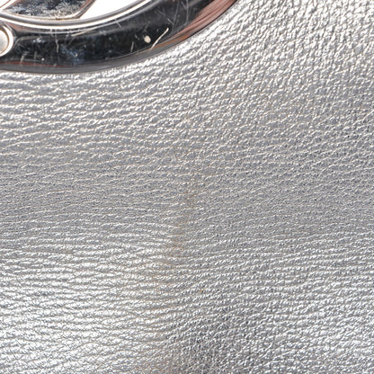 Gucci Guccissima Small Britt Tassel Shoulder Bag Silver 9 of 18