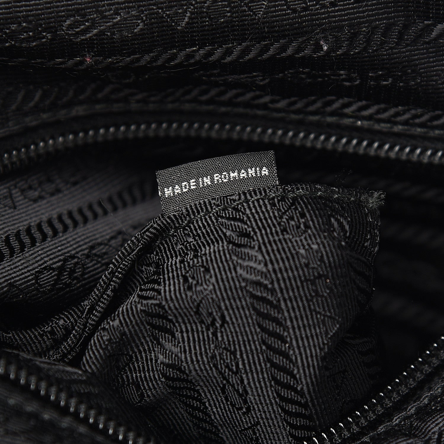 Prada Tessuto Nylon Saffiano Tote Backpack Black 6 of 10