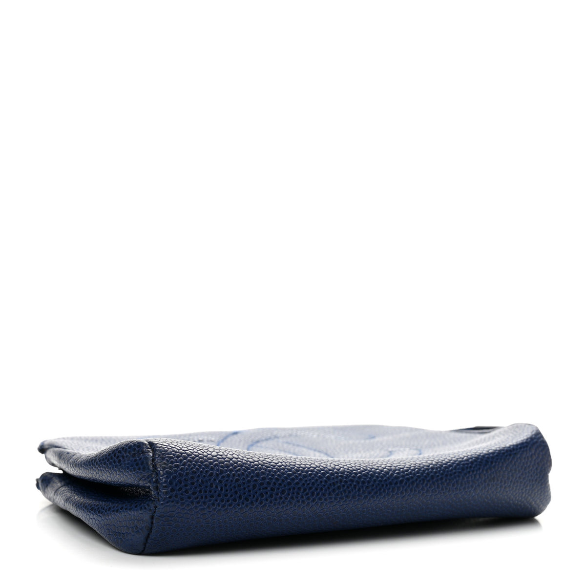 Chanel Caviar Timeless CC Cosmetic Pouch Blue 4 of 11