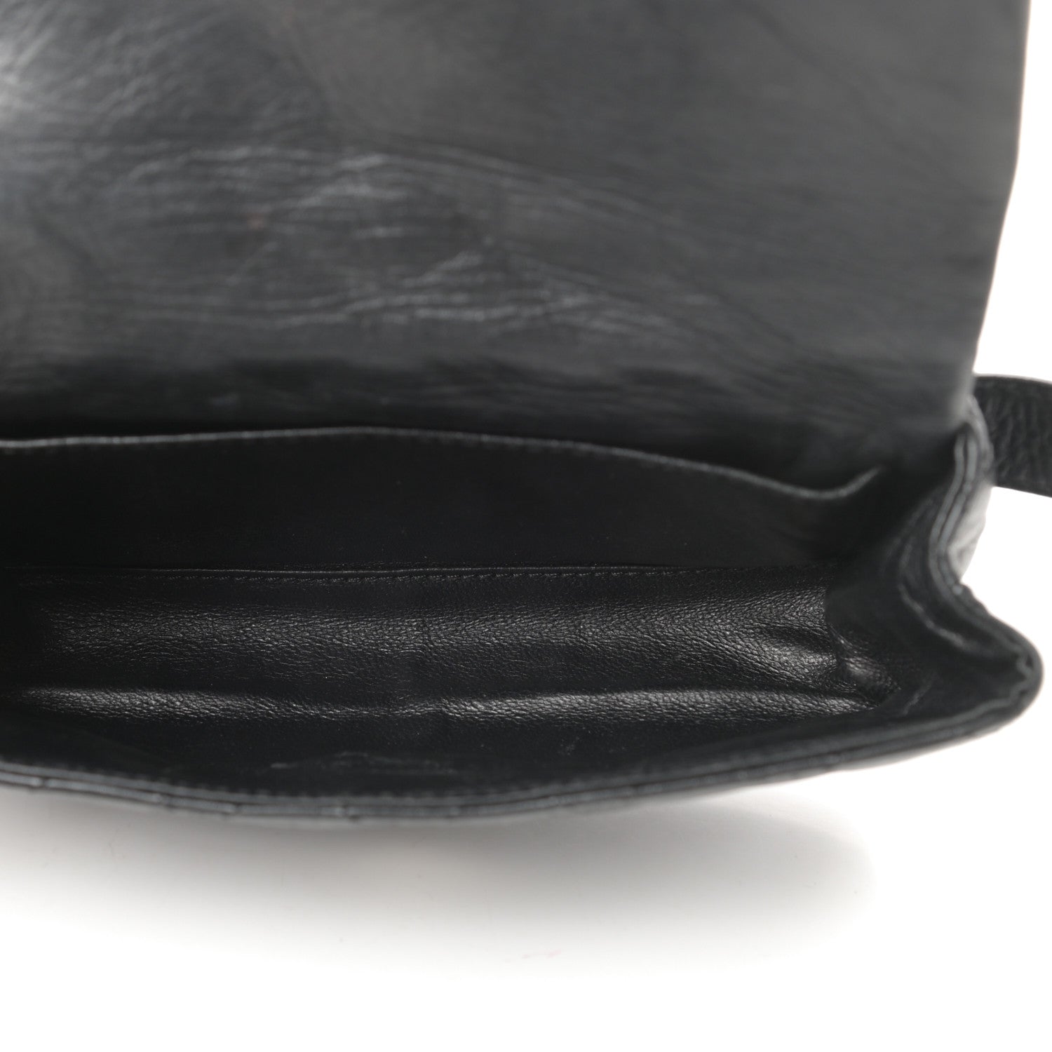 Chanel Calfskin Quilted 2.55 Reissue Flap Belt Bag Clutch Black 6 of 15