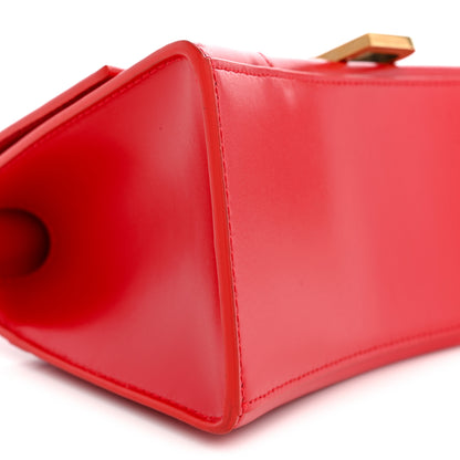 Balenciaga Shiny Box Calfskin Small Hourglass Top Handle Bag Bright Red 9 of 11