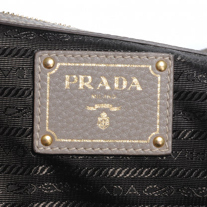Prada Vitello Daino Shoulder Bag Argilla 6 of 7
