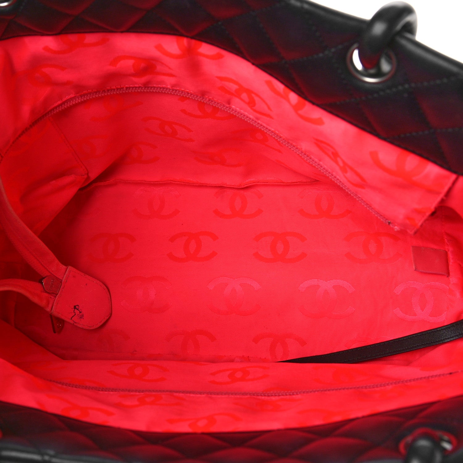 Chanel Calfskin Quilted Large Cambon Tote Black 5 of 11