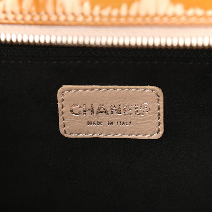 Chanel Patent Quilted Chocolate Bar Bowler Beige 6 of 15