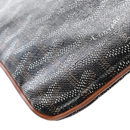 Goyard Goyardine Senat Pochette MM Black Gold 9 of 10
