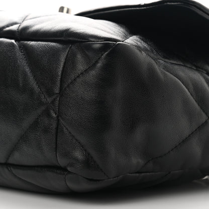 Chanel Lambskin Quilted Large Chanel 19 Flap Black 10 of 10