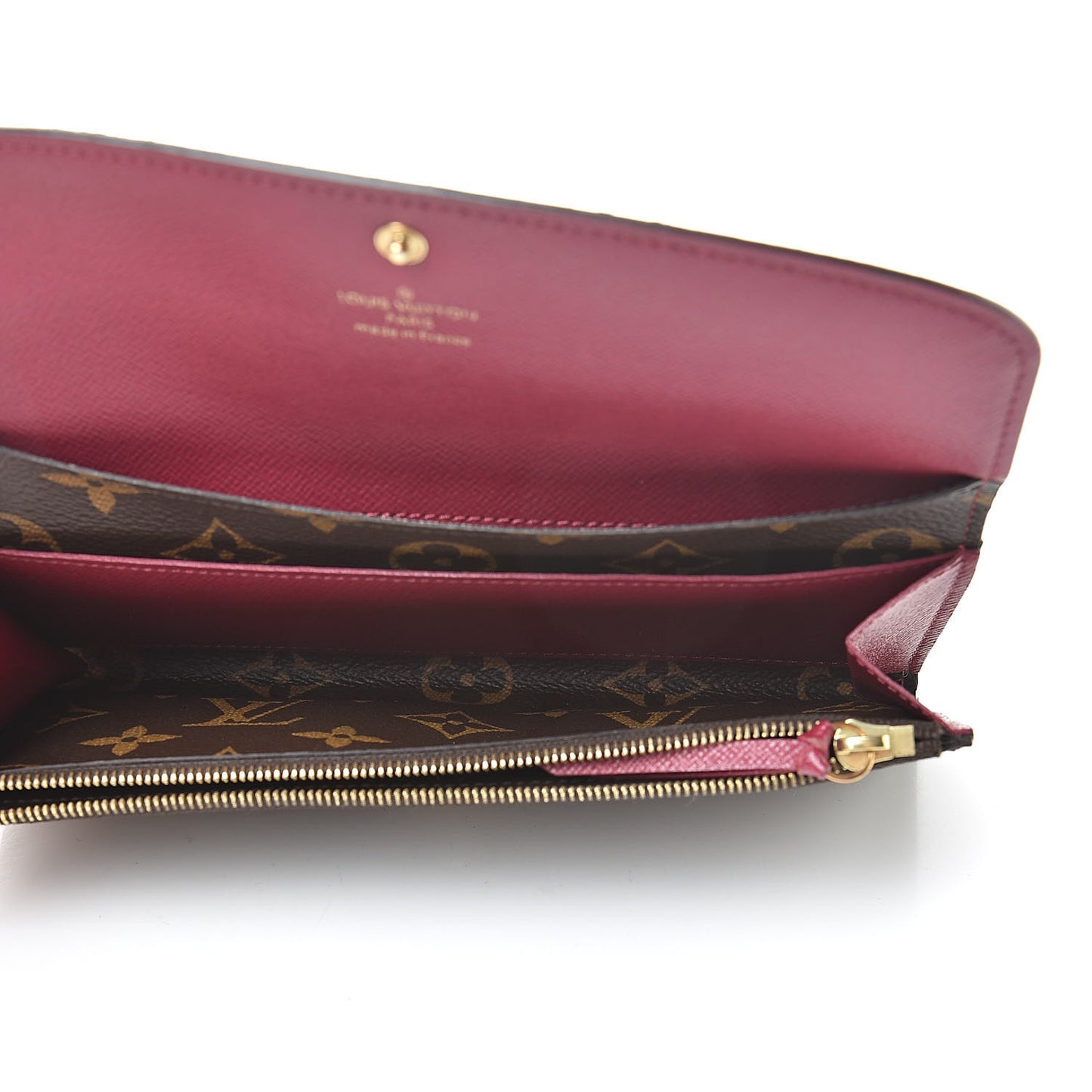 Monogram Emilie Wallet Fuchsia