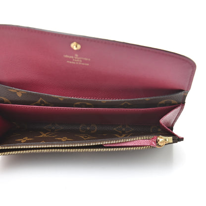Louis Vuitton Monogram Emilie Wallet Fuchsia 5 of 11