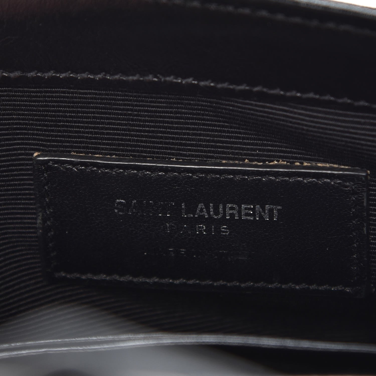 Saint Laurent Calfskin Matelassé Monogram Classic Baby Punk Chain Bag Black 8 of 8