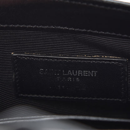 Saint Laurent Calfskin Matelassé Monogram Classic Baby Punk Chain Bag Black 8 of 8