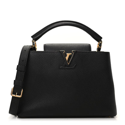 Louis Vuitton Taurillon Capucines BB Black 1 of 8