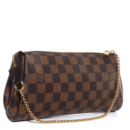 Louis Vuitton Damier Ebene Eva Clutch 3 of 8