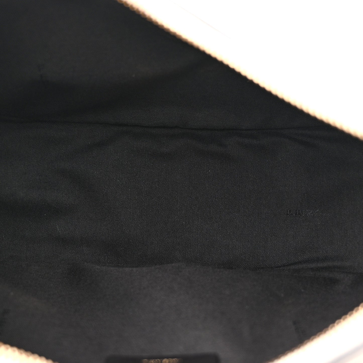 Vitello Grace Matte Small Fendigraphy Hobo Bag White Ice