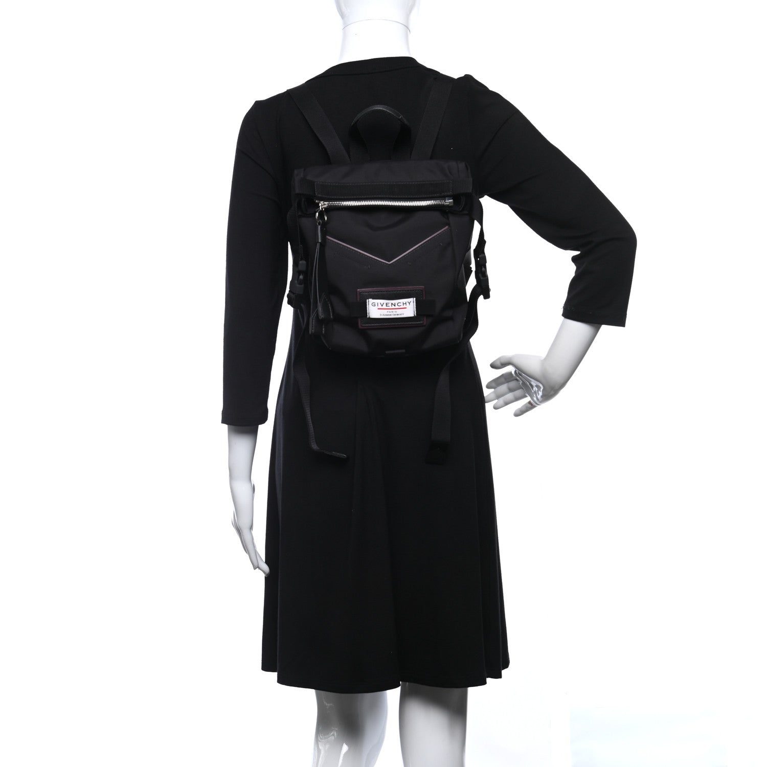 Givenchy Nylon Mini Downtown Backpack Black 2 of 9