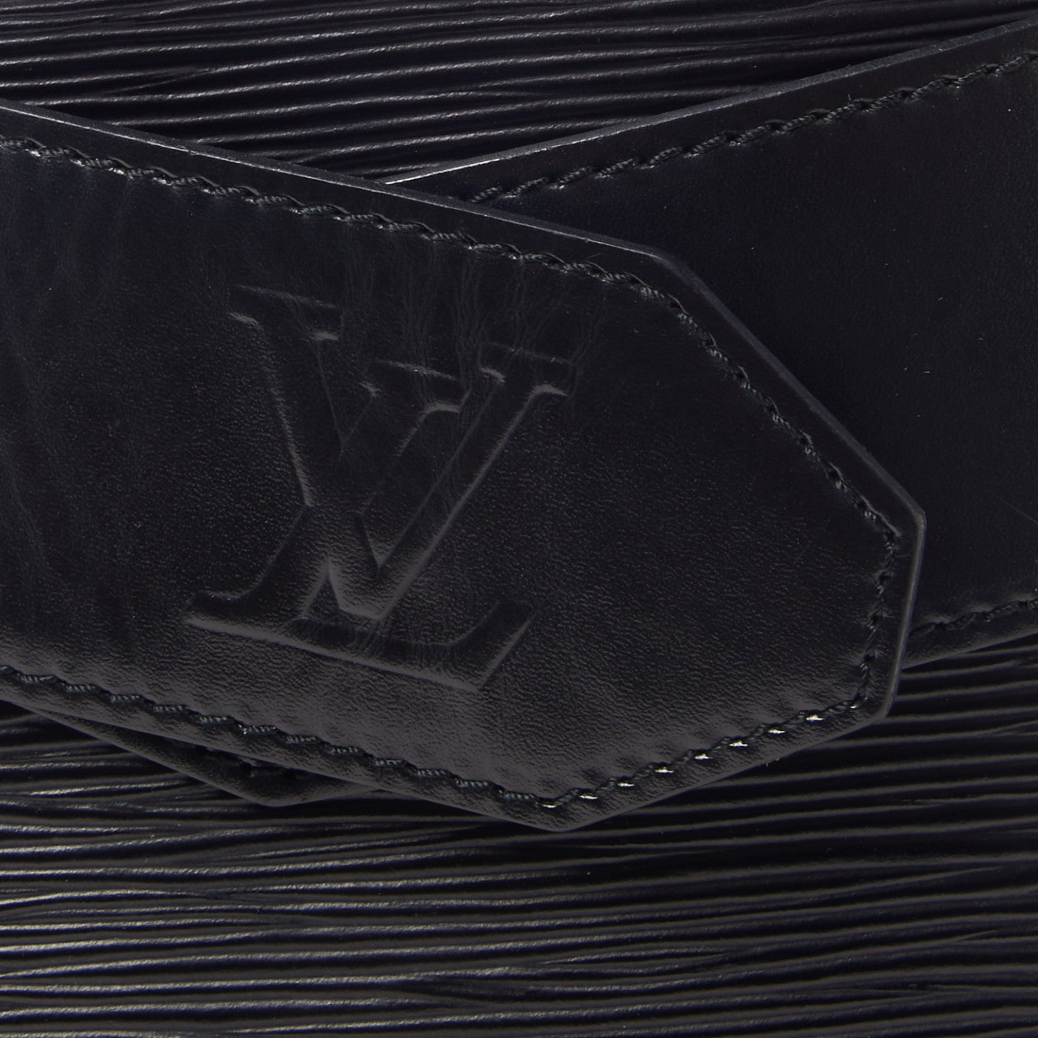 Louis Vuitton Epi Sac D'Epaule GM Black 8 of 8