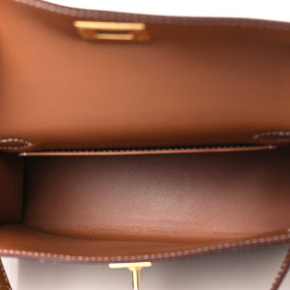 Hermes Epsom Mini Kelly Sellier 20 Gold 5 of 11